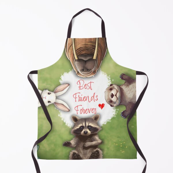 Item preview, Eternal Bonds: Best Friends Forever Illustration raccoon,rabbit,otter and walrus designed and sold by Blackstylez.