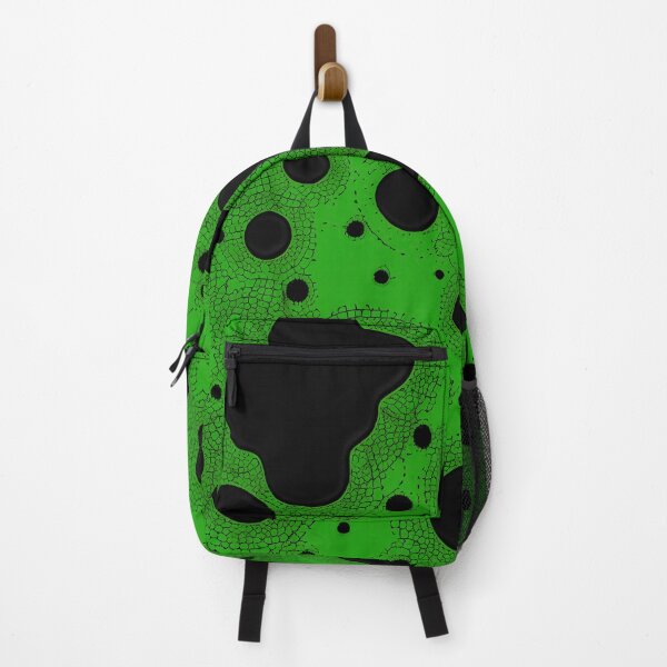 Item preview, #F417: Black Dots On Green Frog Fizzy Dots Pattern designed and sold by FarStarL33.