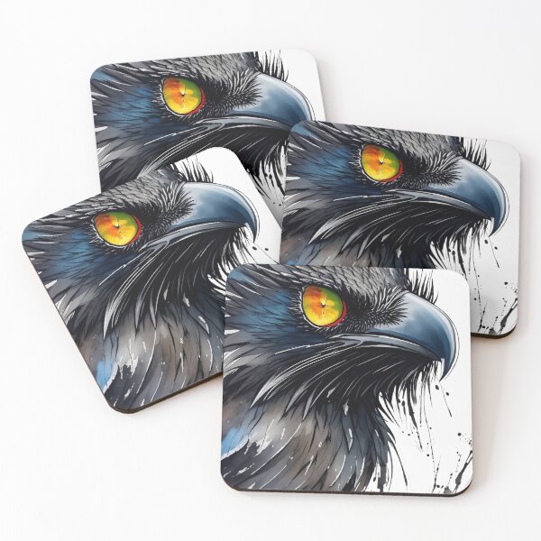 Item preview, Fierce Raven designed and sold by Pencilfort.
