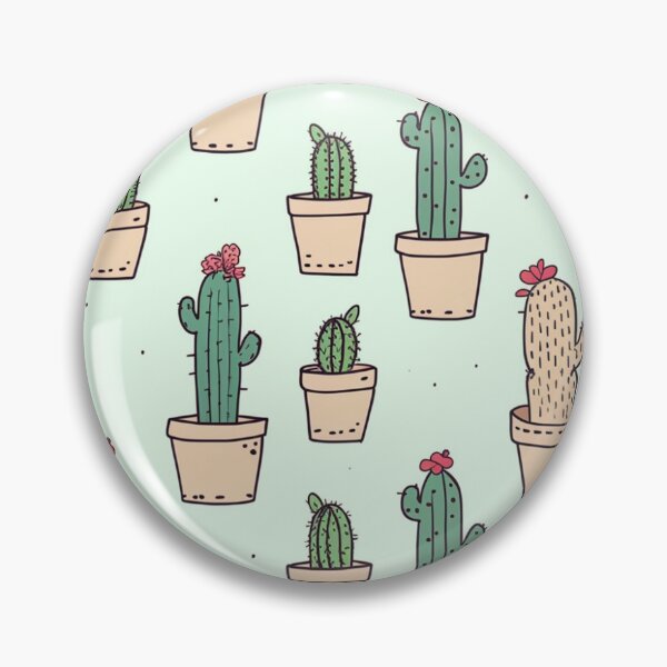 Item preview, cactus cute pattern designed and sold by TekunawArt.