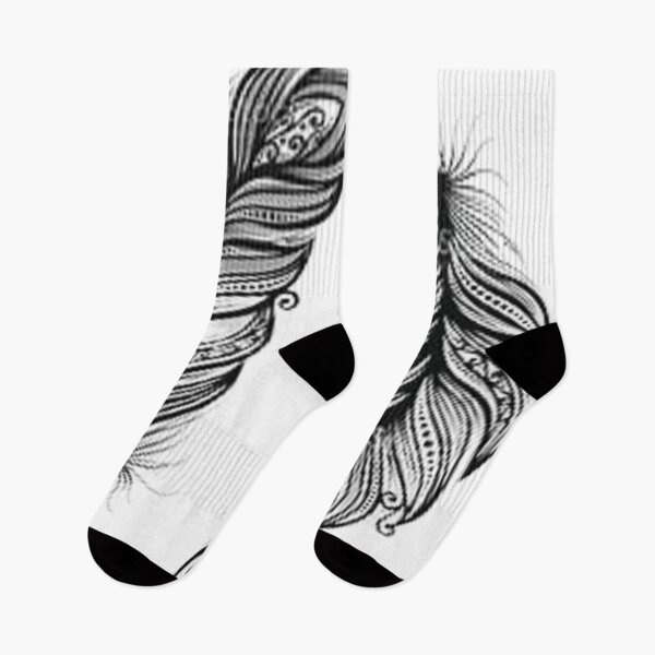 Item preview, drawn feathers designed and sold by MIJAK.