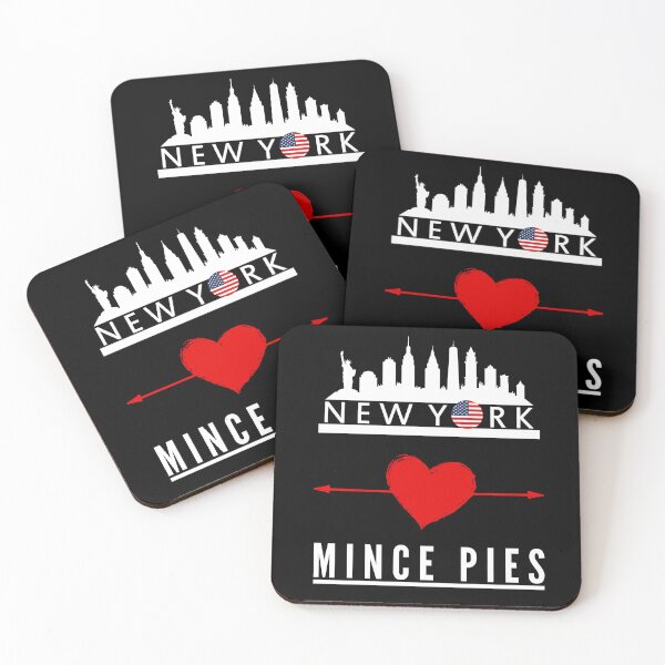 Item preview, New York over its entire length Loves Mince Pies (with white text). designed and sold by MPC-Mince-Pies.