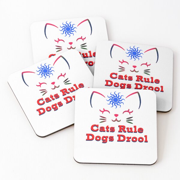 Item preview, Cats Rule, Dogs Drool designed and sold by rayagraphics.