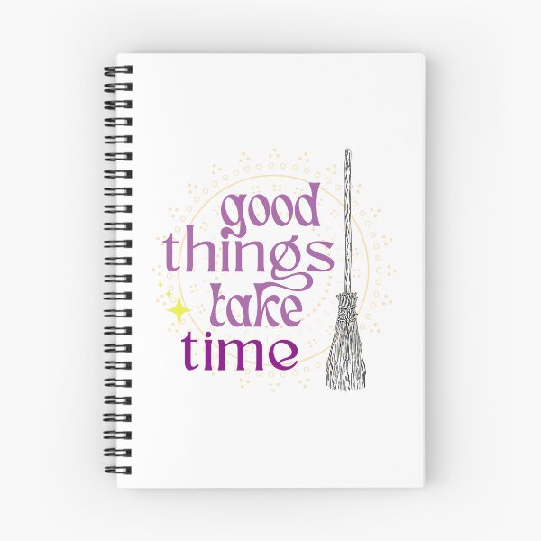 Item preview, Good Things Take Time Purple Broomstick designed and sold by WrenCemetery.