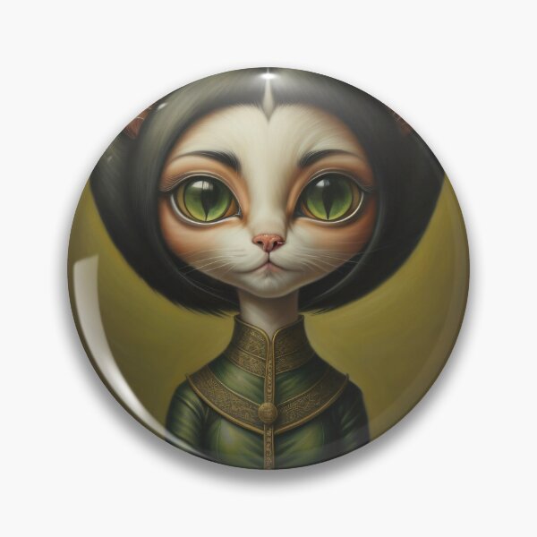 Item preview, Brown Haired Woman Cat  by Perceptual Paradox Creations designed and sold by hobbit73.