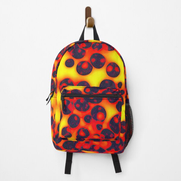 Item preview, #F327: Red Orange Yellow Flame Fizzy Dots Pattern designed and sold by FarStarL33.