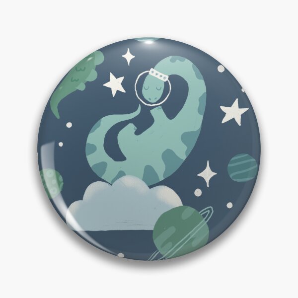 Item preview, Dinosaurs Dreaming in Space designed and sold by latheandquill.
