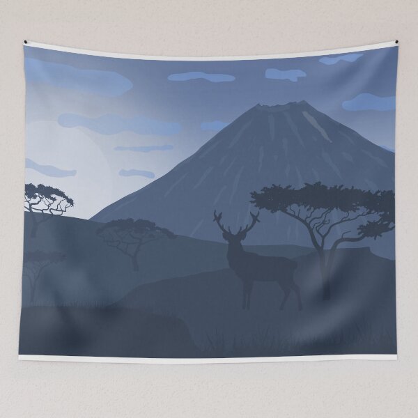 Item preview, Mountain and deer 2 designed and sold by DejanVuk.