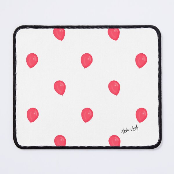 Item preview, Balloon pattern pink- white background designed and sold by Studio Lydia Lovely.