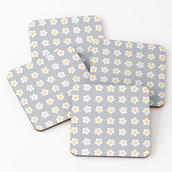 Item preview, Cute Flower Stripes Spring And Summer Floral Pattern Stone Blue designed and sold by scorpiolane.