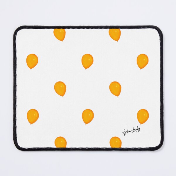 Item preview, Balloon pattern orange- white background designed and sold by Studio Lydia Lovely.