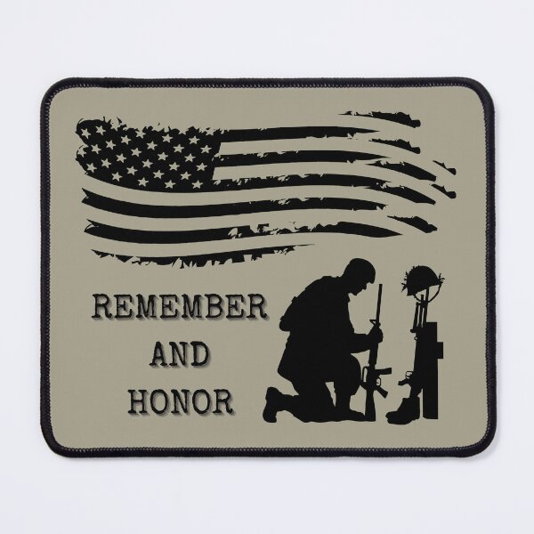 Item preview, Remember and Honor Kneeling Soldier designed and sold by CarleLS.