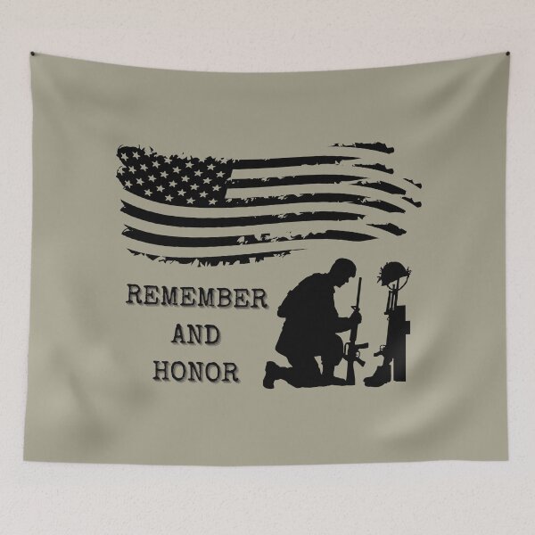 Item preview, Remember and Honor Kneeling Soldier designed and sold by CarleLS.
