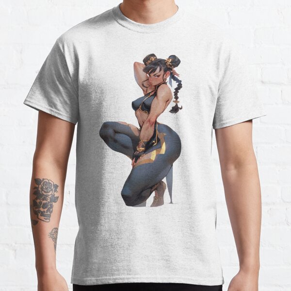 Harajuku Style Street Fighter Japan Game T Shirt Kawaii Chun Li