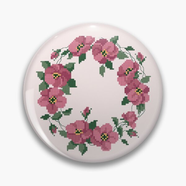Item preview, FLOWER GARLAND CROSS STITCH. designed and sold by coffeeflavour.