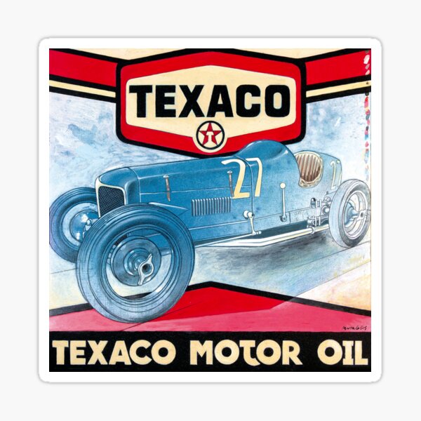 Texaco Motor Oil Sticker