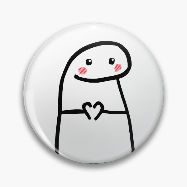 Item preview, Flork cute Heart sticker designed and sold by Vetem-Prints.