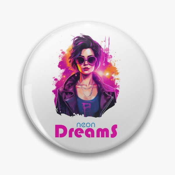 Item preview, Neon Dreams - Armitage - Neon Cyberpunk Girl  designed and sold by AntibodyDP7.