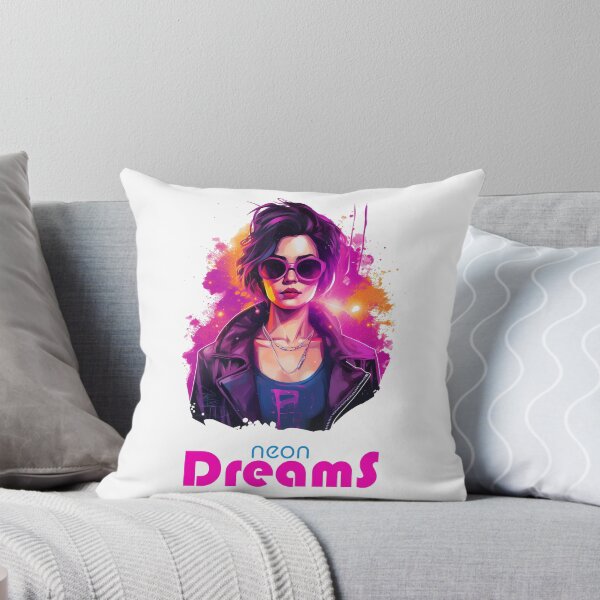 Item preview, Neon Dreams - Armitage - Neon Cyberpunk Girl  designed and sold by AntibodyDP7.