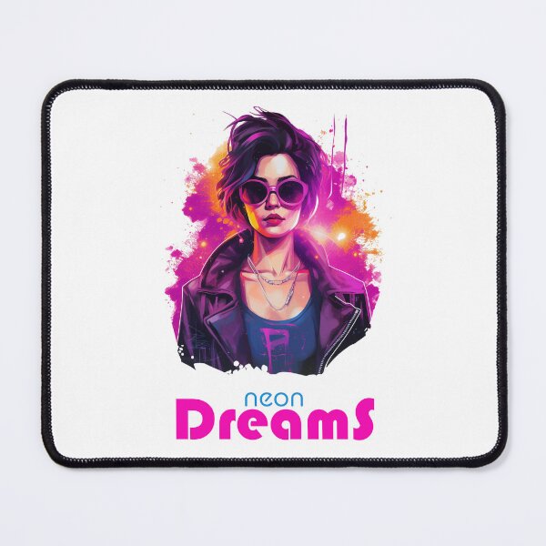 Item preview, Neon Dreams - Armitage - Neon Cyberpunk Girl designed and sold by AntibodyDP7.