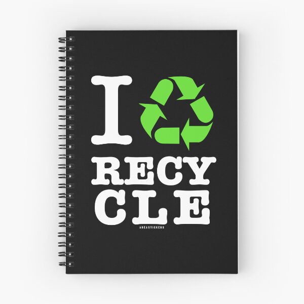 Item preview, I Love Recycle - Black designed and sold by AreaStickers.