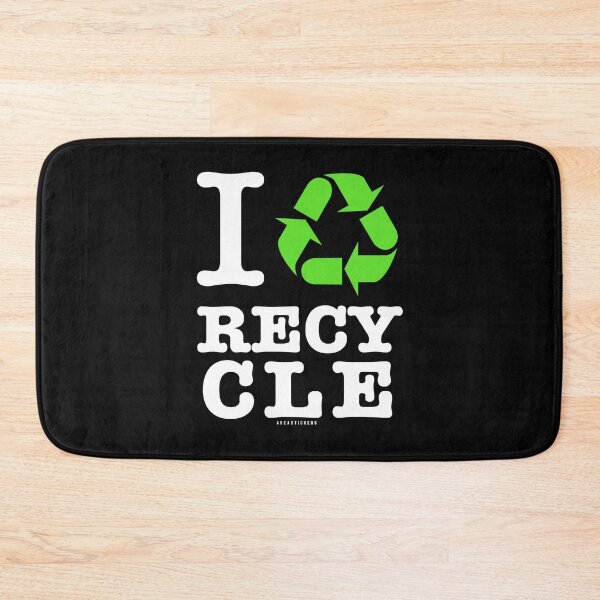 Item preview, I Love Recycle - Black designed and sold by AreaStickers.