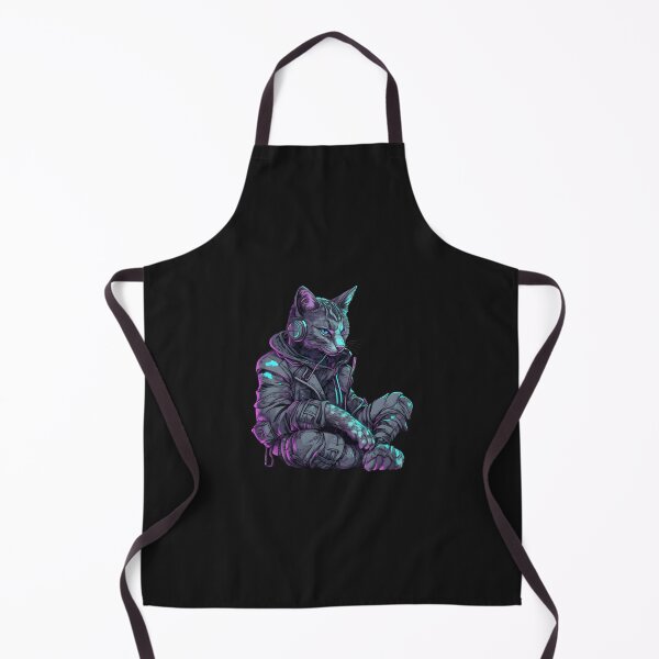 Item preview, Cyberpunk cat designed and sold by hamishby.