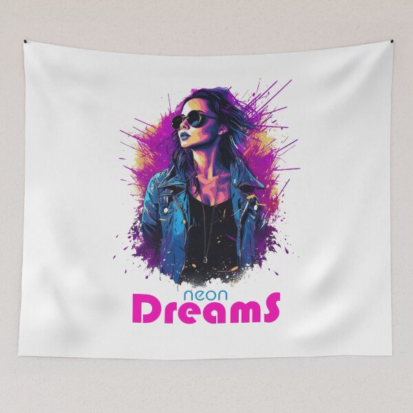 Item preview, Neon Dreams - Case - Neon Cyberpunk Girl  designed and sold by AntibodyDP7.