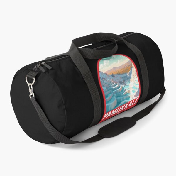 Item preview, Pamukkale Turkey Travel Retro Emblem designed and sold by KrisSidDesigns.