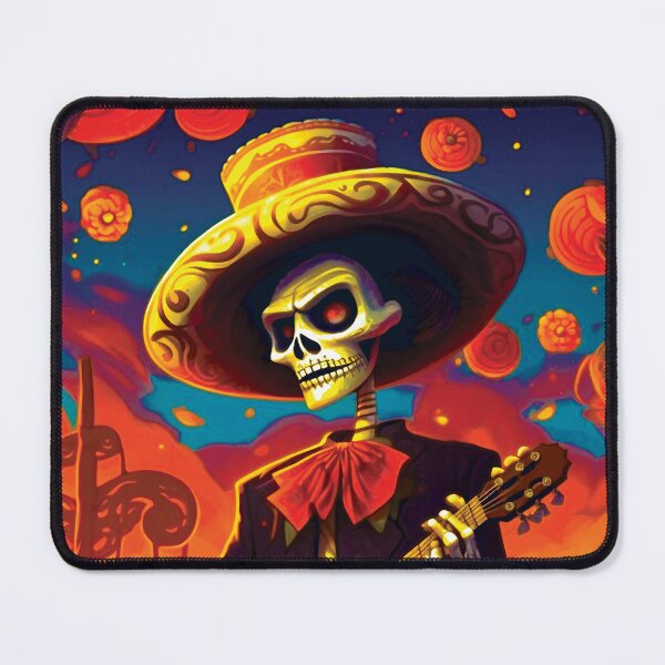 Item preview, El Letrista - Día de los Muertos - The Lyricist - Day of the Dead designed and sold by Rickie Pauley.