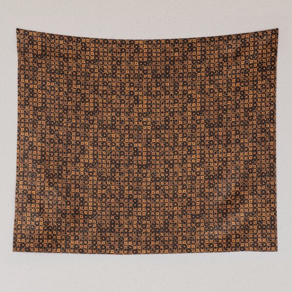 Item preview, Rich Deep Golden Brown Check Pattern designed and sold by Trevor Hirst.