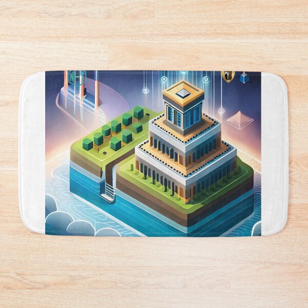 Item preview, "Blockchain Security Solved: AI-Generated DApp Art" designed and sold by LoFaroShop.