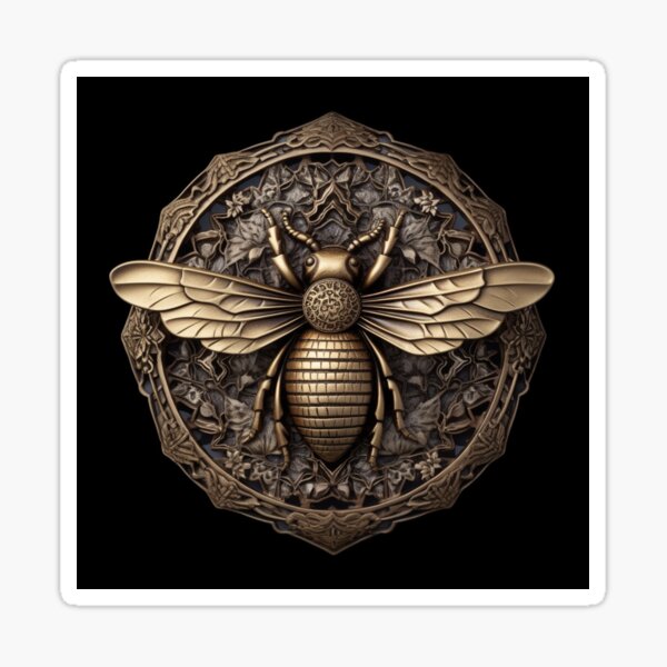 Item preview, Metal Bee Emblem designed and sold by westminstershop.