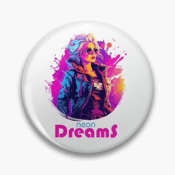 Item preview, Neon Dreams - Hap - Neon Cyberpunk Girl  designed and sold by AntibodyDP7.