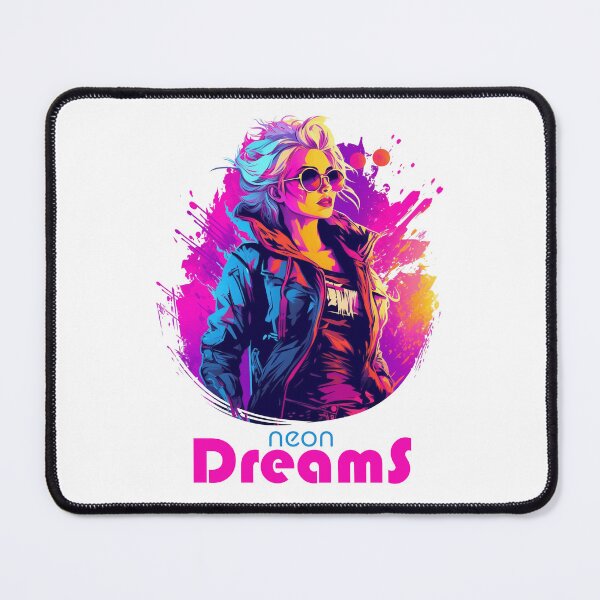 Item preview, Neon Dreams - Hap - Neon Cyberpunk Girl  designed and sold by AntibodyDP7.