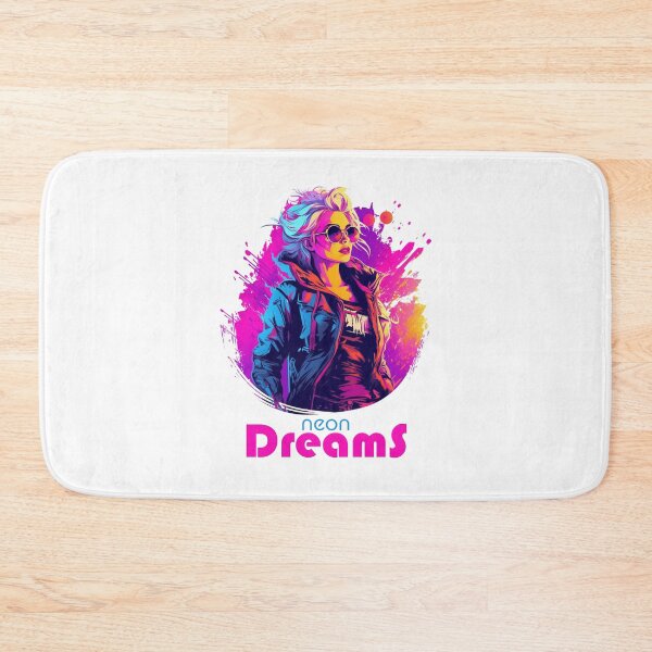 Item preview, Neon Dreams - Hap - Neon Cyberpunk Girl  designed and sold by AntibodyDP7.