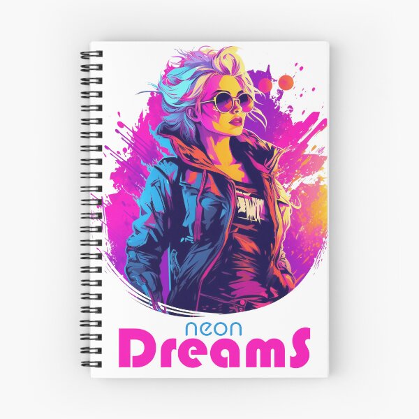 Item preview, Neon Dreams - Hap - Neon Cyberpunk Girl  designed and sold by AntibodyDP7.