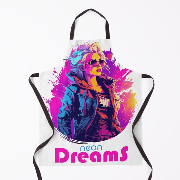 Item preview, Neon Dreams - Hap - Neon Cyberpunk Girl designed and sold by AntibodyDP7.