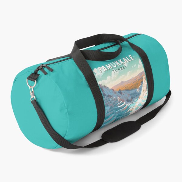 Item preview, Pamukkale Turkey Travel Art Vintage designed and sold by KrisSidDesigns.