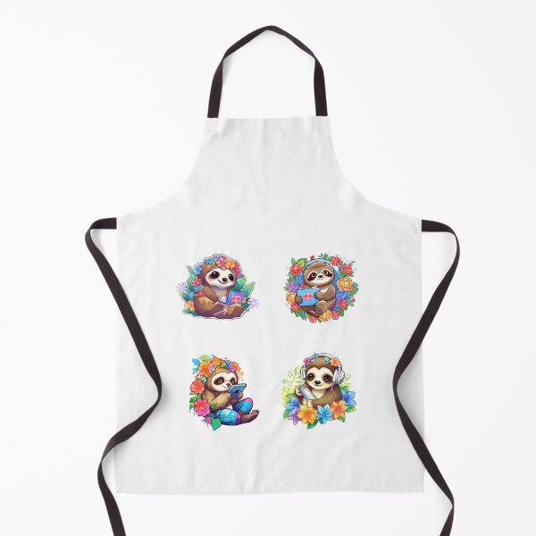 Item preview, Funny Sloths with Tablets designed and sold by AdiRemba.