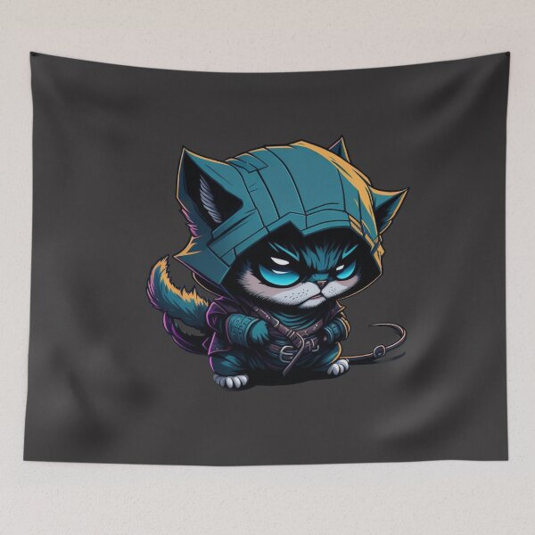 Item preview, Paw-sassin's Creed: The Fur-ninja Strikes Back! designed and sold by harperjg.