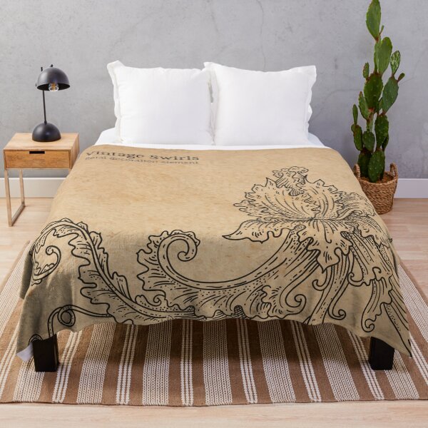 Aperçu de l'œuvre Vintage Swirls créée et vendue par thed4rkestrose.