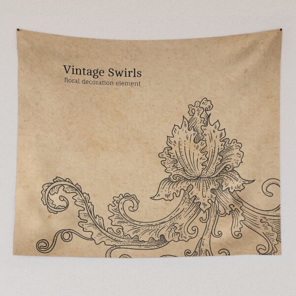 Item preview, Vintage Swirls designed and sold by thed4rkestrose.