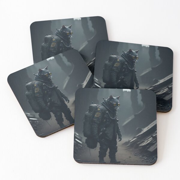 Item preview, Wasteland cat in a canyon designed and sold by Catagraphic.