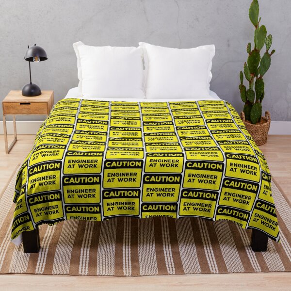 Item preview, Yellow Road Sign - Caution Engineer at Work designed and sold by Rhu Creations.