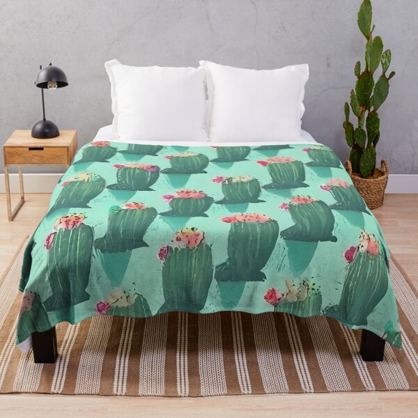 Aperçu de l'œuvre Modèle de couleur pastel de fleur de cactus pour les jours d'été créée et vendue par RicsArtistry.