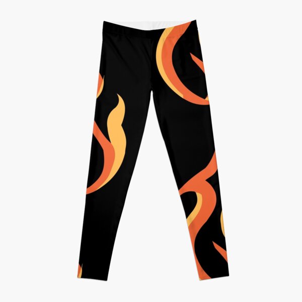 Blaze Leggings in Flame Print –