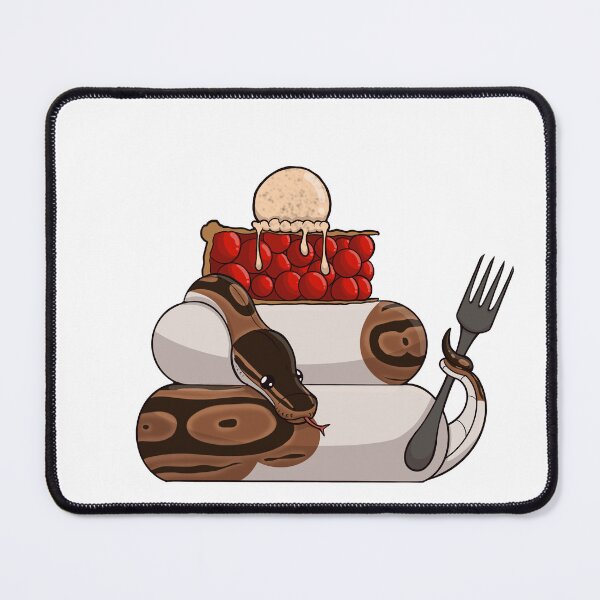 Item preview, Pied Python with Pie designed and sold by Upbeat-Cryptid.
