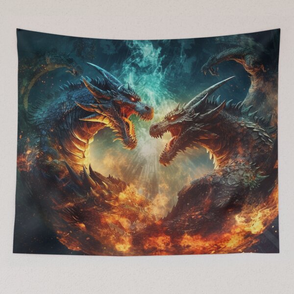 Item preview, Furious Dragons on Fire designed and sold by densok.