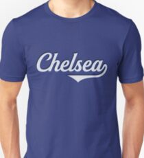 Chelsea - England - Vintage Sports Typography Unisex T-Shirt
